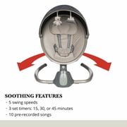 Monbebe 5-Mode Baby Swing with Bluetooth, Castle Point