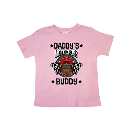 

Inktastic Daddys Motocross Buddy BMX Gift Toddler Boy or Toddler Girl T-Shirt