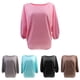 thumbnail image 5 of Suéter Suelta Manga Cuello Para Mujeres Encabeza ropa para Colco Mujeres Tops, 5 of 8
