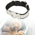 thumbnail image 1 of Adjustable Dog Collar, Waterproof Lightweight Durable, Stylish Leather Collar for Dogs Cats with Loss Prevention Feature, 1 of 7