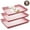 Diamond Pink 3Pcs, variant on HONGBAKE Cookie Sheets Nonstick Sets, Baking Pan, Cookie Sheets for Baking with Diamond Texture Pattern, Heavy Duty Baking Sheet Pans for oven - Diamond Pink