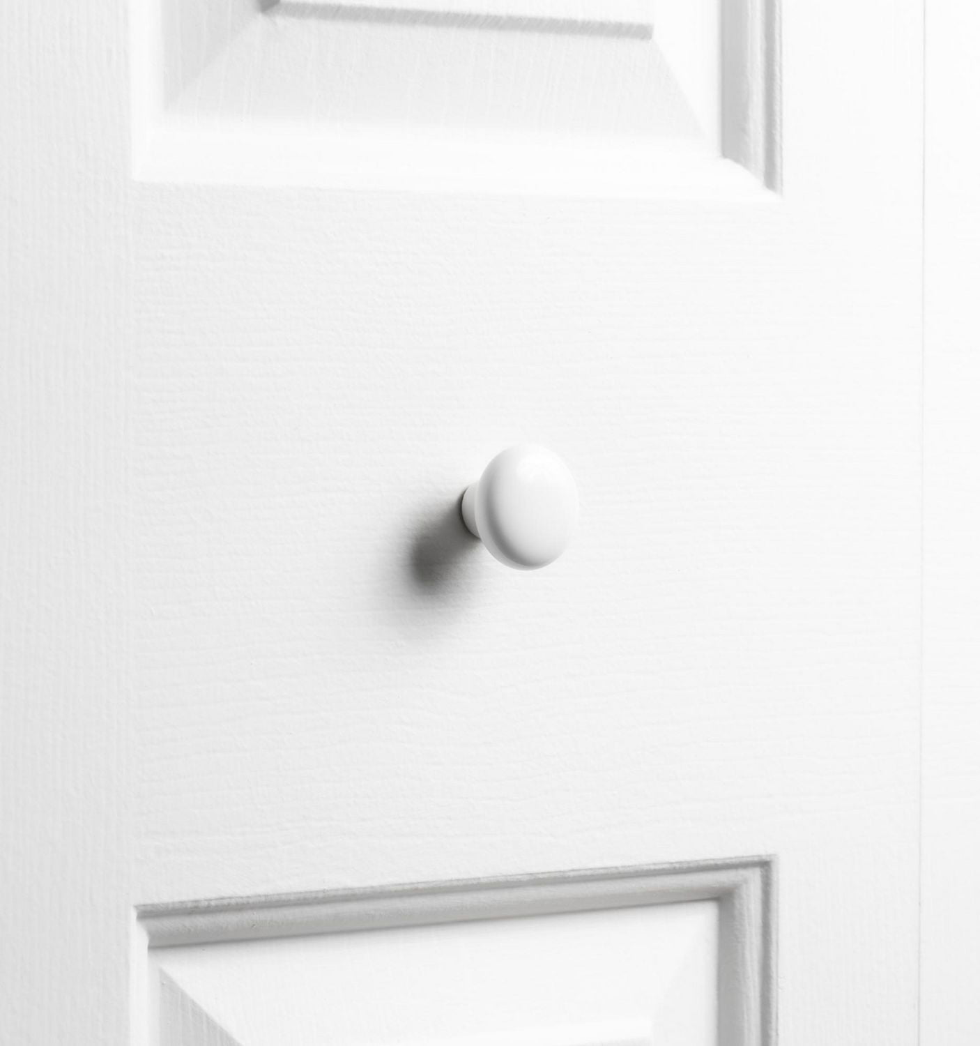 Era Ceramic Knob 4-Pack White, 1.18 x 1.18 x 1.14 in.