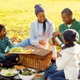 thumbnail image 6 of Wolf Canvas Picnic Blanket Waterproof Foldable Outdoor Mat for Beach Camping, Portable, and Washable - Large Size, Family and Friends Gatherings, 6 of 6