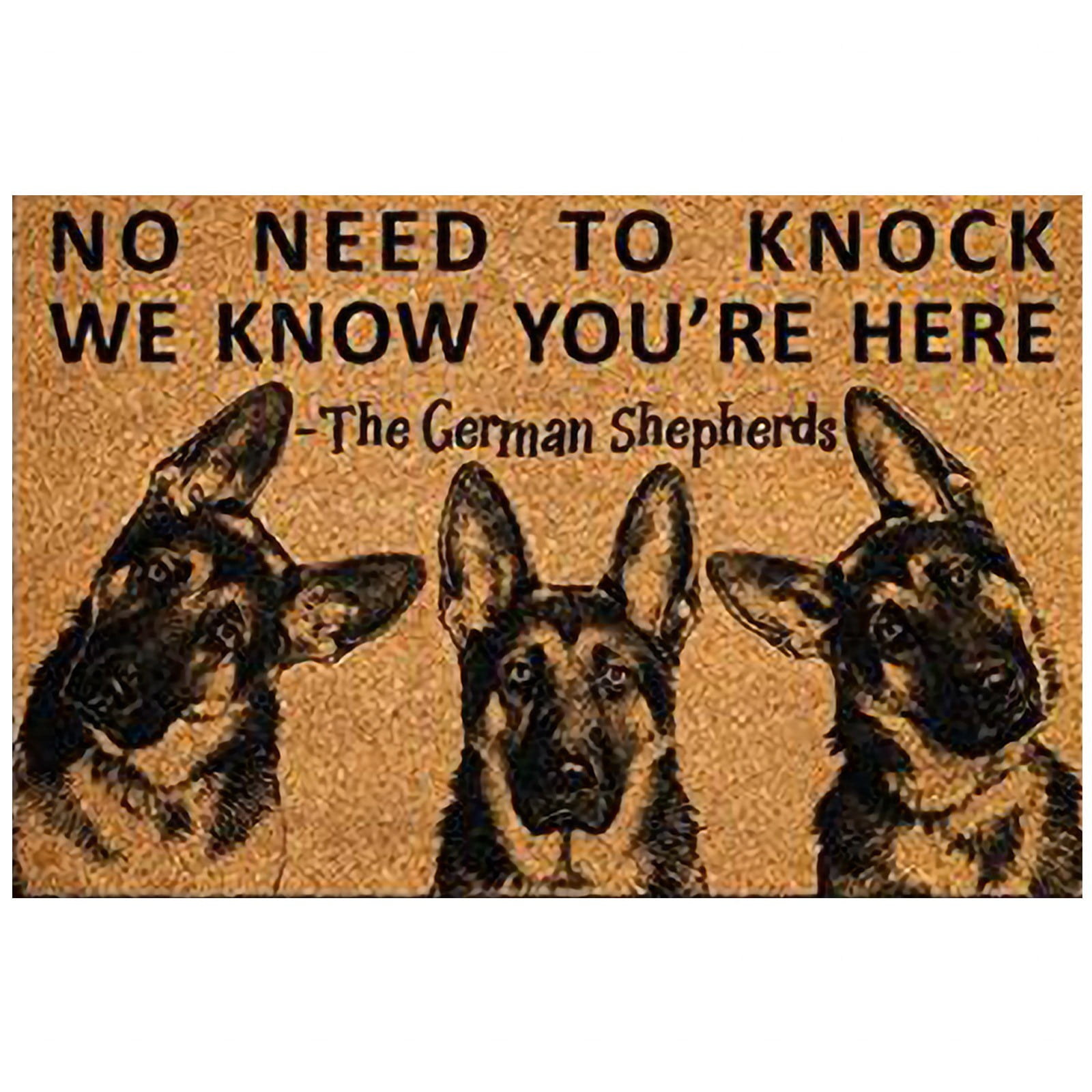 German shepherd 2025 welcome mat