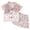 Z03-Light Pink, variant on Zshosam Pjs Kids Girls Toddler Girl's Pajama Sets Printed Short Sleeve Button Tops Shorts Sleepwear PJ's Size 4T 5T,(Pink 4-5 Years)
