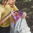 thumbnail image 5 of FORMRS 15"-15.6" Laptop Sleeve Protective Case Soft Carrying Quilted Computer Bag Cover, Large Purple Flowers, 5 of 7