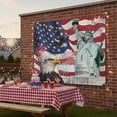 thumbnail image 3 of 7x5ft American Flag Bald Eagle Statue of Liberty Patriotic Backdrop for Party, 3 of 6