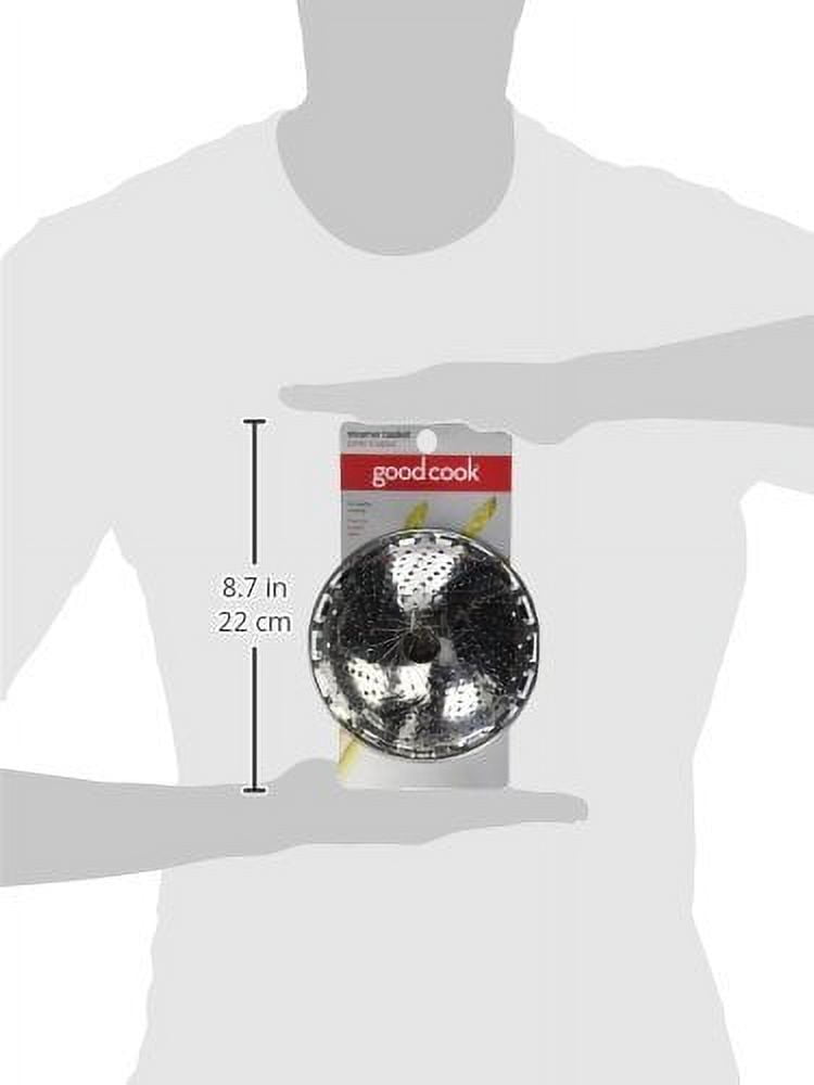 GoodCook Everyday Stainless Steel Collapsible Steamer Basket, Silver