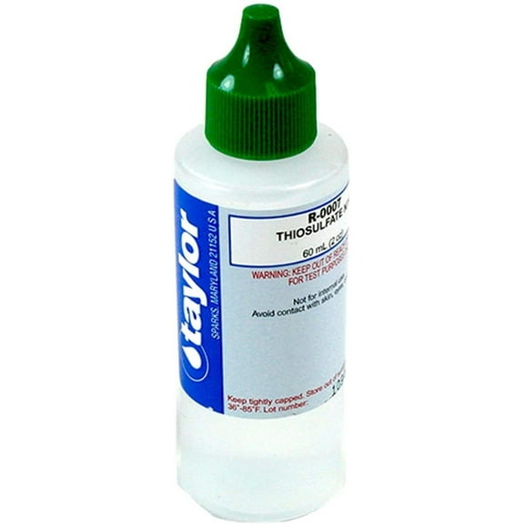 "Taylor Technologies R-0007-C Thiosulfate No.7 N/10 2 OZ, Replacement reagent for the Taylor Test Kits By BcTlyInc"