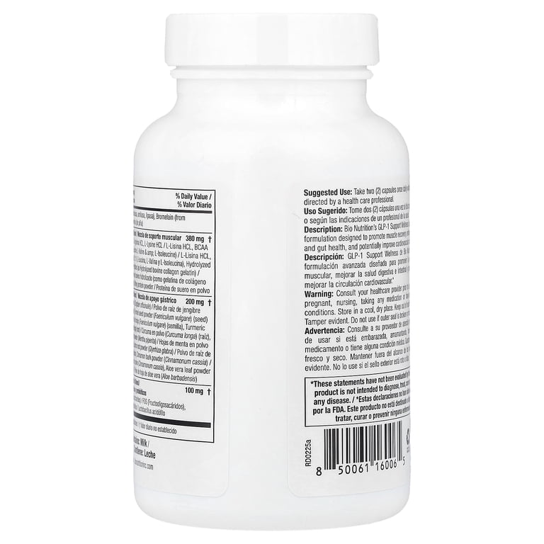 bio nutrition glp 1 Bio Nutrition GLP-1 Support Wellness, 60 Capsules