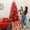 Red,4FT, variant on Resenkose 6FT Red PVC Christmas Tree - 804 Tips, Hinged Branches, Stable Metal Stand, Bold Holiday Decor, Red