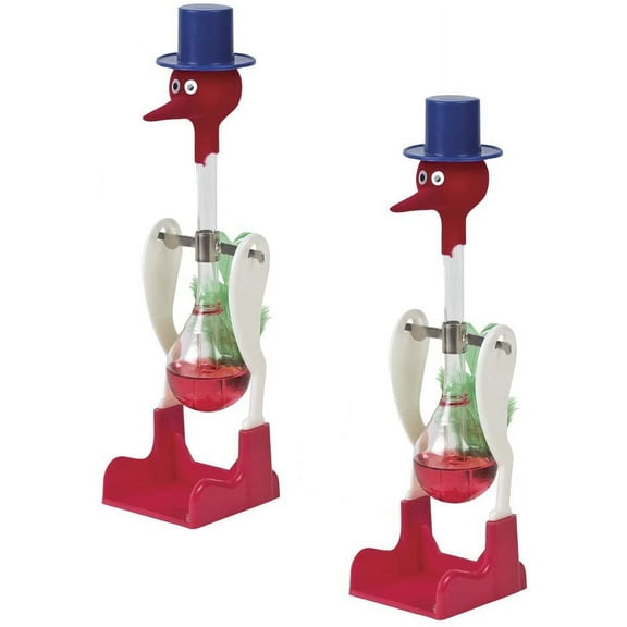 Forum Novelties 2 PCS Drinking Bird , Magic Drinking Bird