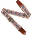 thumbnail image 1 of Mosiee Adjustable Soft Guitar Strap Embroidered For Acoustic Folk Electric Guitar Bass, 1 of 6
