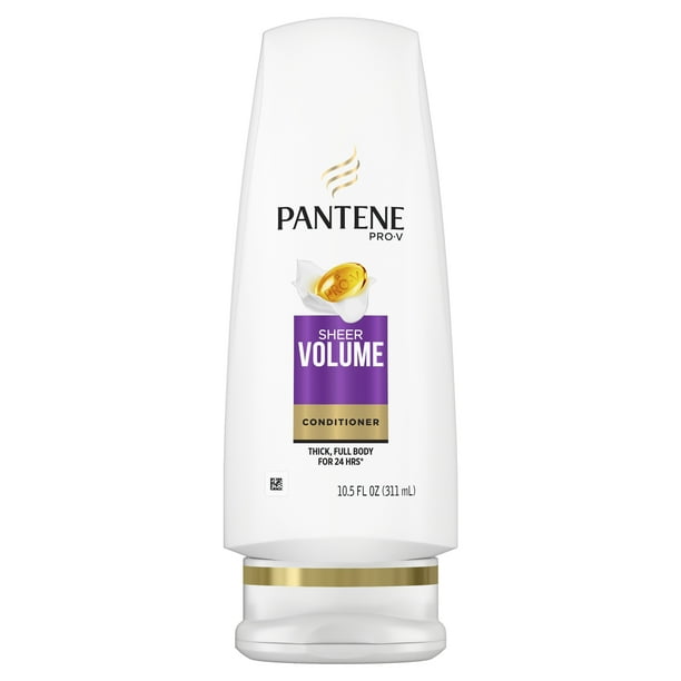 Pantene Conditioner, Sheer Volume for Thin Hair, 10.5 fl oz Walmart