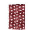 thumbnail image 6 of Wukai Snowflakes On A Buffalo Plaid Christmas Print Garden Flag 12.5x18 Inch Double Sided Sun-resistant Rain-resistant, Wrinkle-resistant Colorfast(Only Flag), 6 of 7