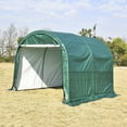 thumbnail image 5 of 10x10ft Canopy Carport Tent Car Shed Outdoor Storage Cover Heavy Duty SUN Proof Dark Green, 5 of 5
