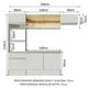 thumbnail image 3 of Cocina Integral Completa Madesa 240cm Diamante 02 Blanco, 3 of 6