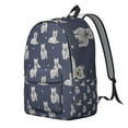 thumbnail image 2 of Durable Student Backpack Featuring Cute Dog Bone Print, Waterproof for Everyday Use, 2 of 5