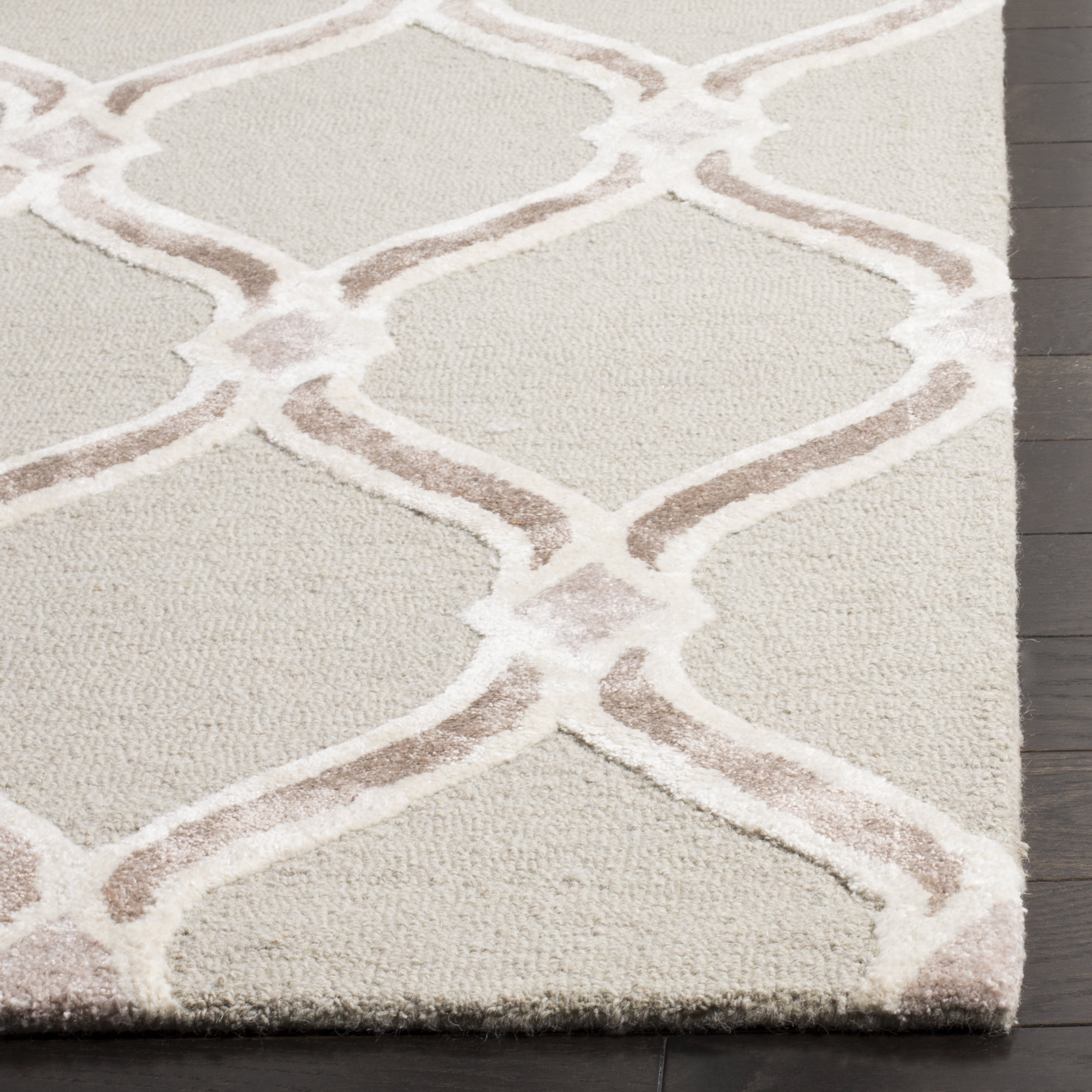SAFAVIEH Manchester Layne Geometric Area Rug, Taupe/Ivory, 8' x 10'