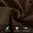 thumbnail image 5 of ABCCANOPY 7.5ft Outdoor Market Hand Push Patio Umbrella With Hanging Edge,12+Colors, Brown, 5 of 8