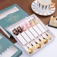 thumbnail image 2 of Juego de vajilla de regalo, tenedor, cuchara de muñeca bonita, cuchara de fruta, tenedor, cuchara de café, cuchara de Animal, juego de regalo complementario, 4 Uds./6 uds., 2 of 5