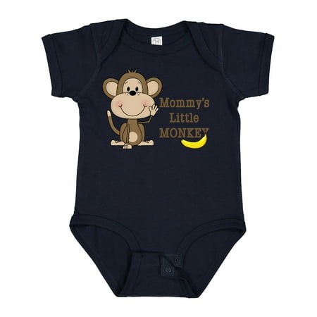 

Inktastic Mommy s Little Monkey Gift Baby Boy or Baby Girl Bodysuit