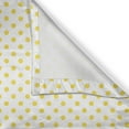 thumbnail image 6 of Ambesonne Retro Valance & Curtain, Picnic Yellow Spots, 55"x45", Yellow and White, 6 of 7