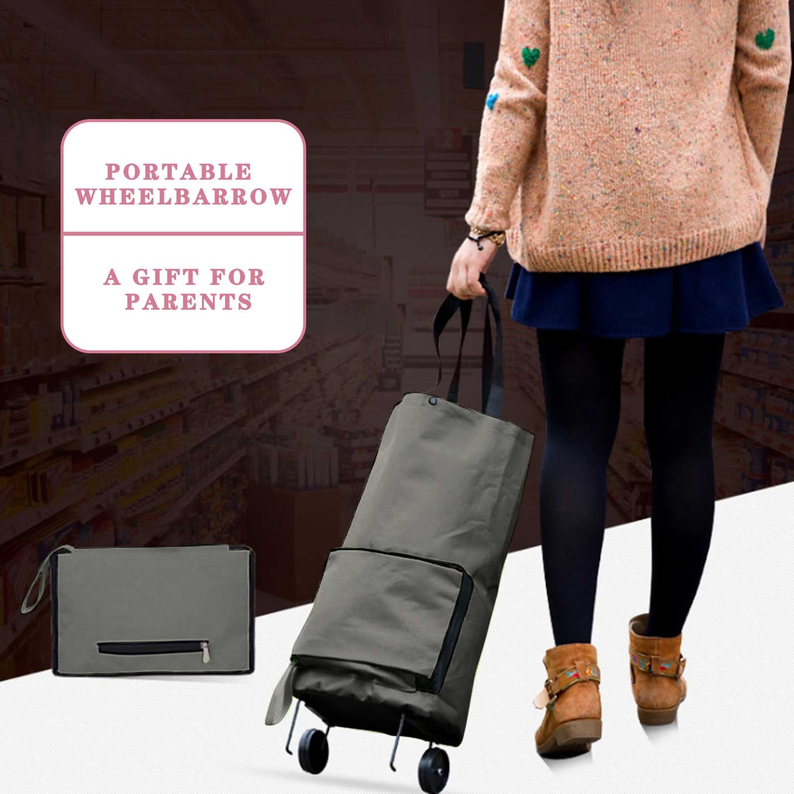 tumgatte In Foldable Shopping Cart Folding Shopping Cart