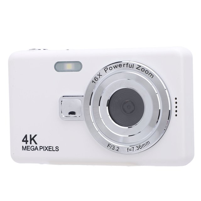 Cámara De Selfie Compacta Imágenes De Alta Definición Para Estudiantes Y Principiantes 16x Digital Zoom 4K Grabación Portátil