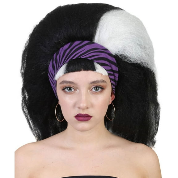 Adult women Multicolor Wig, Flame-retardant Synthetic Fiber | Premium Breathable Capless Cap