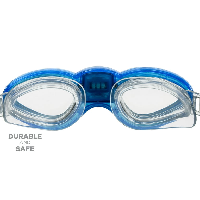 Youth Light Up Swim Goggle Blue