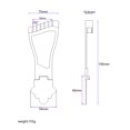 thumbnail image 4 of Puente trapecio Yuyangstore para guitarra Archtop, 4 of 8