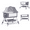 gray, variant on KFeng Baby Bassinet with Changing Table & Wheel,Adjustable Height for 0-36 Months,Gray