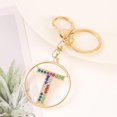 thumbnail image 2 of Zhangyh Letter Keychain,26 Letters Big Decorative Letter Keychain,Initial Name Keychain for Women Men Gift, 2 of 3