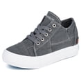 thumbnail image 6 of JENN ARDOR Womens Canvas Shoes Lace up Sneakers Fashion Casual Walking Shoe Zipper Decor, 6 of 8