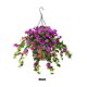 thumbnail image 2 of Bewildely Hermosa cesta colgante artificial Ipomoea Nil Elija Elija Flores artificiales púrpura 8 pulgadas, 2 of 6