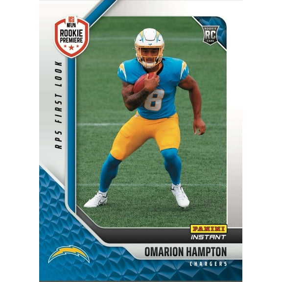 NFL 2025 Instant RPS First Look Football   Omarion Hampton RPSFL-23 (Rookie)