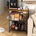 thumbnail image 4 of Carro de Cocina con Ruedas ThreeHio 60x40x76 cm, 3 Niveles, 4 of 8