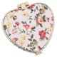 thumbnail image 2 of Espejo de maquillaje de viaje, espejo plegable de bolsillo con estampado floral de doble cara. Corazón, 2 of 5