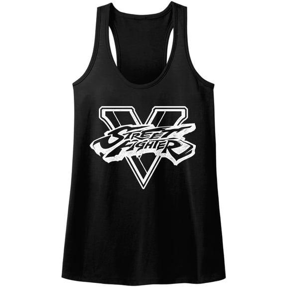 Street Fighter Sfv Bw Black Women's Racerback Tank Top