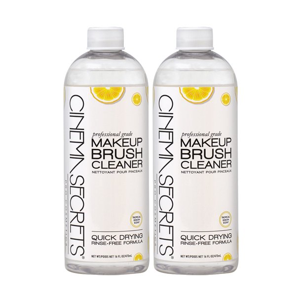 Cinema Secrets Professional Makeup Brush Cleaner Lemon 16oz (Pack of 2