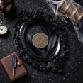 thumbnail image 6 of Werulen Halloween Photography Black Mini Photo Frame, Vintage Baroque Relief Empty Frame Prop, Spooky Display Background for Parties, Decorative Ornate Photo Frame, Gothic Style Picture Frame, 6 of 6