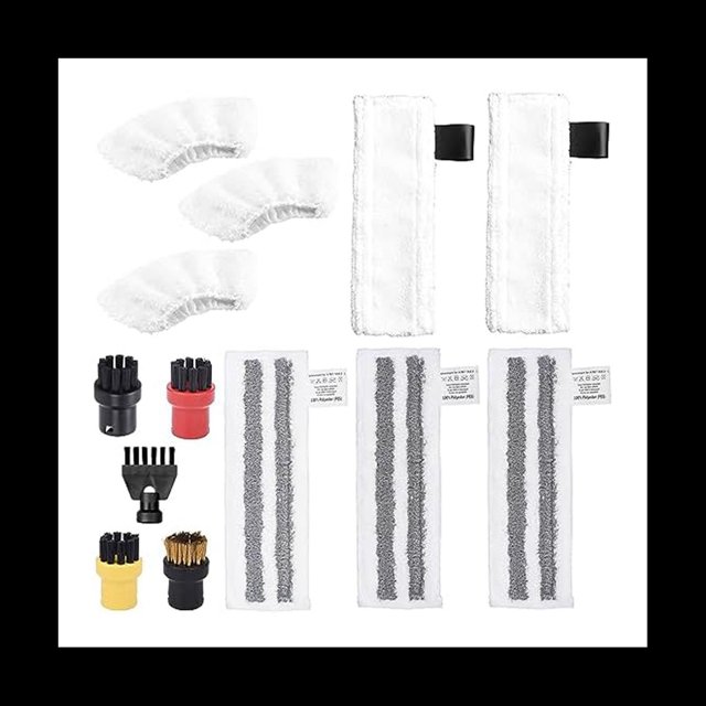 Accesorios para Steam Cleaner Easyfix SC1 SC2 SC4 SC5, Juego de Cepillos de Limpieza de PañO de Microfibra Piezas de Repuesto