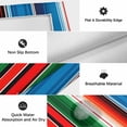 thumbnail image 5 of Mexican Serape Outdoor Rug 3x5 Ft, Non Slip Washable Area Rug, Colorful Stripes Vertical Lines Abstract Patio Rugs Carpet Runner, Large Floor Mat for Indoor/Outdoor Deck Porch Camping, 5 of 8
