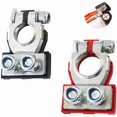 thumbnail image 1 of 2PCS Car Battery Terminals Car Battery Terminal Connector Battery Clamp Terminal,Positive Negative Car Battery Terminal Car Battery Clamps,for Van, Caravan, Motorhome, 1 of 5