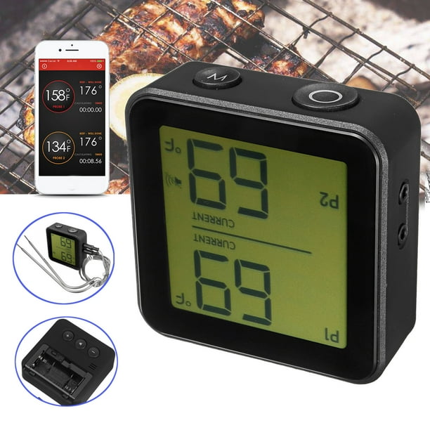 Digital Wireless Meat BBQ Cooking Thermometer Probe ...