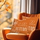 thumbnail image 5 of Oioii Fall Throw Pillows Covers Decorations Autumn Pumpkin Maple Happy Harvest Orange Pillow Covers for Couch Sofa, 5 of 6