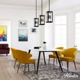 thumbnail image 3 of Hunter - Felippe 6-light Natural Black Iron, Mini Pendant Light, Dimmable, Casual Style, Rectangle Shaped, for Bedrooms, Dining, Living Rooms - 19261, 3 of 9