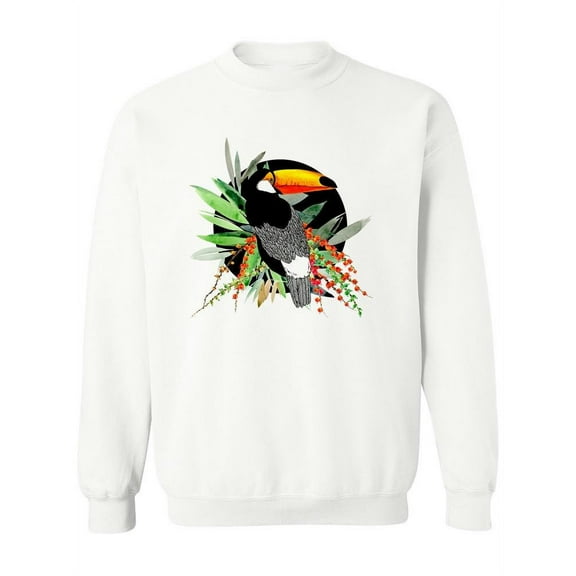 Toucan Watercolor Design. Sweatshirt Women -Image by Shutterstock, Female Large