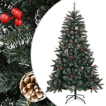 vidaXL Artificial Christmas Tree with Stand Green 47.2" PVC